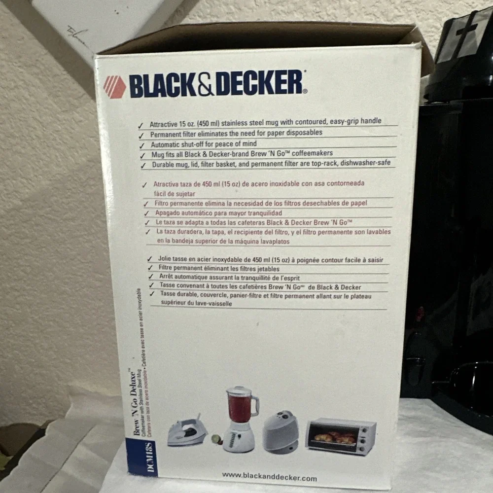 Black & Decker Brew N Go DCM18S  Coffee Maker W/ BOX NO MUG